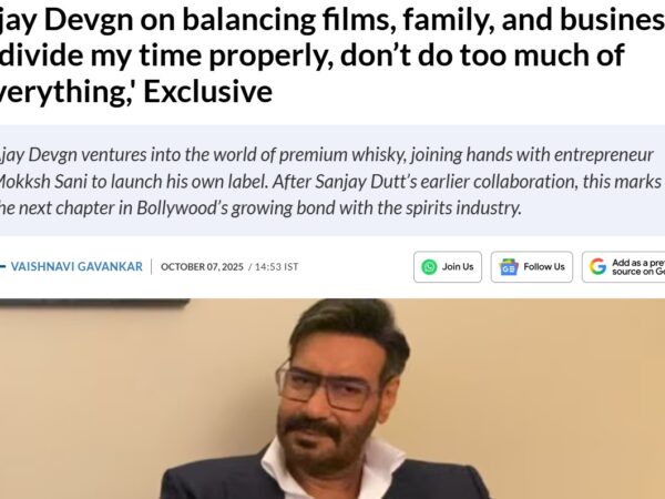 Ajay Devgn discusses balancing films, family, and business in an exclusive interview